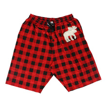 Load image into Gallery viewer, Moose Plaid Men&#39;s Pajama Shorts
