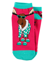 Load image into Gallery viewer, Don&#39;t Do Mornings Moose Women&#39;s Slipper Sock
