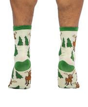 Load image into Gallery viewer, Moose Have A Hug Crew Sock
