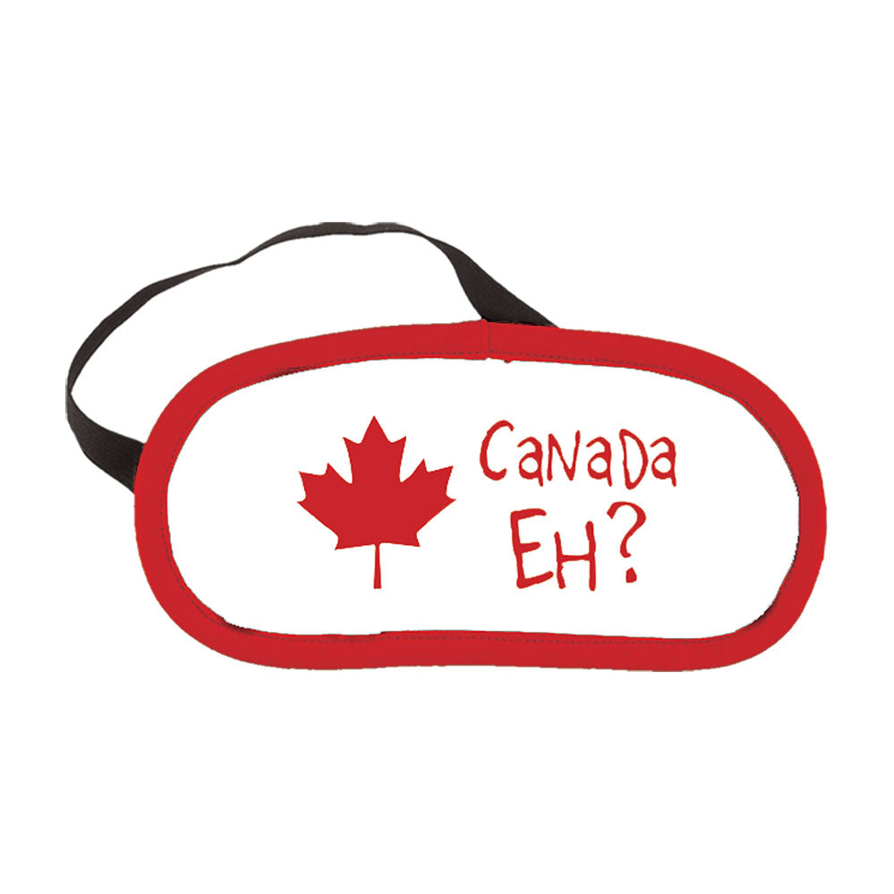 Canada Eh? White Sleep Mask