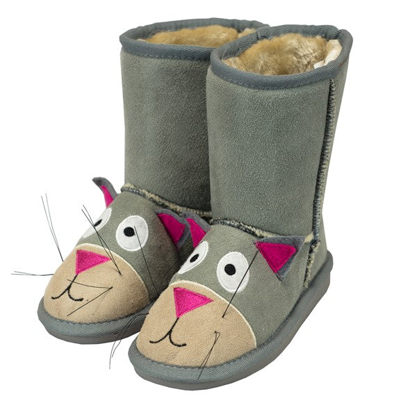 Kid's Cat Slipper Boots