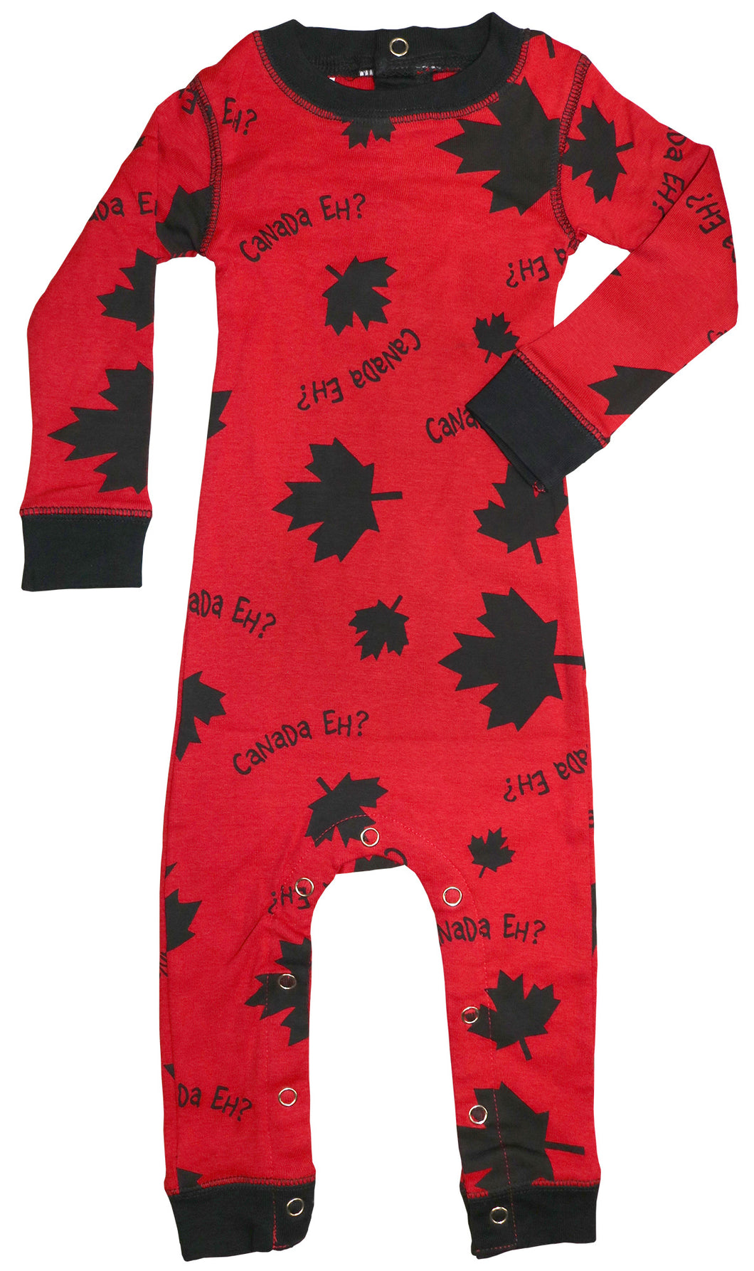 Canada Eh? Red Infant Union Suit