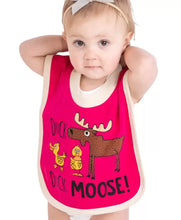 Load image into Gallery viewer, Duck Duck Moose Pink Infant Bib

