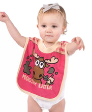 Load image into Gallery viewer, Moosey Eater Girl Infant Bib
