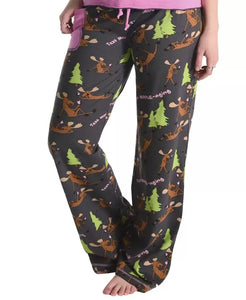 Text Moose-aging Women's Fitted Pant