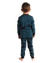 Load image into Gallery viewer, Bear Hug Kid&#39;s Long Sleeve Blue PJ&#39;s
