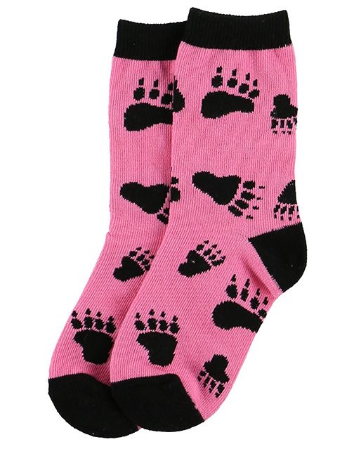 Bear Hug Pink Kid Sock