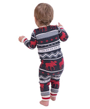 Load image into Gallery viewer, Cabin Moose Infant Union Suit
